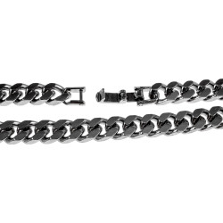 45cm x 6,5mm Gourmet-Ketting Unisex - Gepolijst RVS - Schakelsketting
