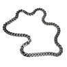 45cm x 6,5mm Gourmet-Ketting Unisex - Gepolijst RVS - Schakelsketting