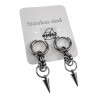 Unisex RVS Oorringen met Afneembare Punt Hanger Handgemaakt door esde2