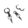 Unisex RVS Oorringen met Afneembare Punt Hanger Handgemaakt door esde2