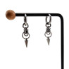 Unisex RVS Oorringen met Afneembare Punt Hanger Handgemaakt door esde2