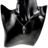 Unisex - RVS Verstelbaar 45cm x 50cm Fijne Ketting met Spike Hanger