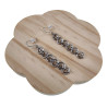 RVS Haakoorbellen met Dubbelketting-Effect - Handgemaakt door esde2