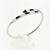 SP Bangle - Dames Armband - Zwart/Zilver Roestvrij Stalen