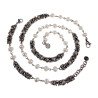 RVS Byzantijnse Armband met Zoetwaterparels - Verstelbaar 15-19cm