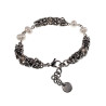 RVS Byzantijnse Armband met Zoetwaterparels - Verstelbaar 15-19cm