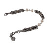 RVS Byzantijnse Armband met Zoetwaterparels - Verstelbaar 15-19cm