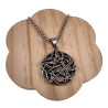 Jasseron-ketting met Pentagram Hanger Heren Staal 316L - Slang Design