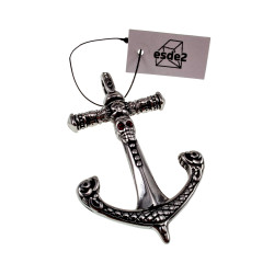 Jasseron-ketting met Anker Hanger Heren Roestvrij Staal 316L