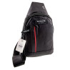 Crossbodytas Unisex - Zwarte Oxford-stof - Schoudertas met 4 Vakken
