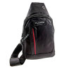 Crossbodytas Unisex - Zwarte Oxford-stof - Schoudertas met 4 Vakken