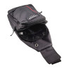 Crossbodytas Unisex - Zwarte Oxford-stof - Schoudertas met 4 Vakken