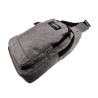 Crossbodytas Unisex - Grijze Oxford-stof - Schoudertas met 4 Vakken