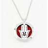 Aromatherapie Etherische Olie Diffuser Ketting met Medaillon Hand van Fatima
