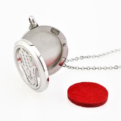 Aromatherapie Etherische Olie Diffuser Ketting met Medaillon Hand van Fatima