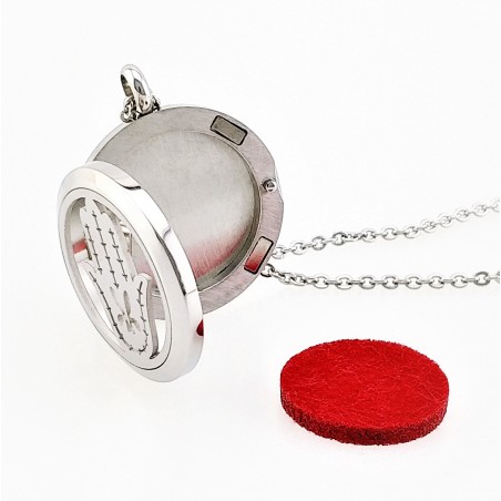 Aromatherapie Etherische Olie Diffuser Ketting met Medaillon Hand van Fatima