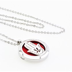 Aromatherapie Etherische Olie Diffuser Ketting met Medaillon Hand van Fatima
