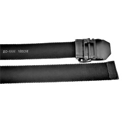 Zwarte Canvas Riem Heren - 4cm Breed - Taillemaat 130cm