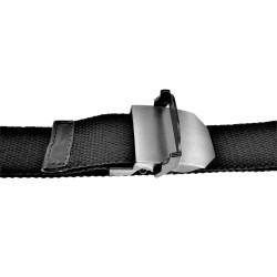 Zwarte Canvas Riem Heren - 4cm Breed - Taillemaat 130cm