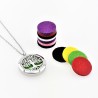 Aromatherapie Etherische Olie Diffuser Ketting met Medaillon Boom des Levens