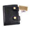 Heren - Zwarte Leren Herenportemonnee met Veel Vakken - Verticaal
