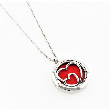 Aromatherapie Etherische Olie Diffuser Ketting met Medaillon Hart
