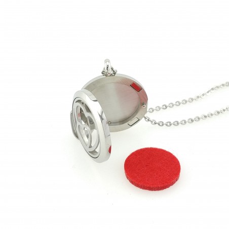 Aromatherapie Etherische Olie Diffuser Ketting met Medaillon Hart