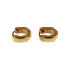 ∅10mm x 3mm Oorbellen Unisex - Verguld RVS - Oorringen Dames - Heren