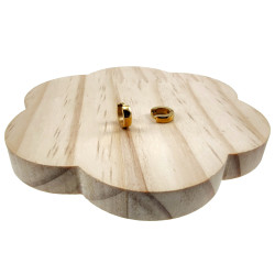 ∅10mm x 3mm Oorbellen Unisex - Verguld RVS - Oorringen Dames - Heren