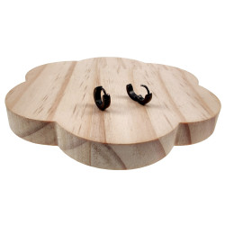 ∅10mm x 3mm Oorbellen Unisex - Zwarte PVD-Coating RVS - Oorringen