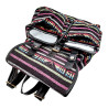Boho Rugzak Dames - Multicolor Canvas Rugzak