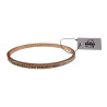 Roségoud RVS Bangle Armband met Fonkelende Zirkonia Stenen - Dames