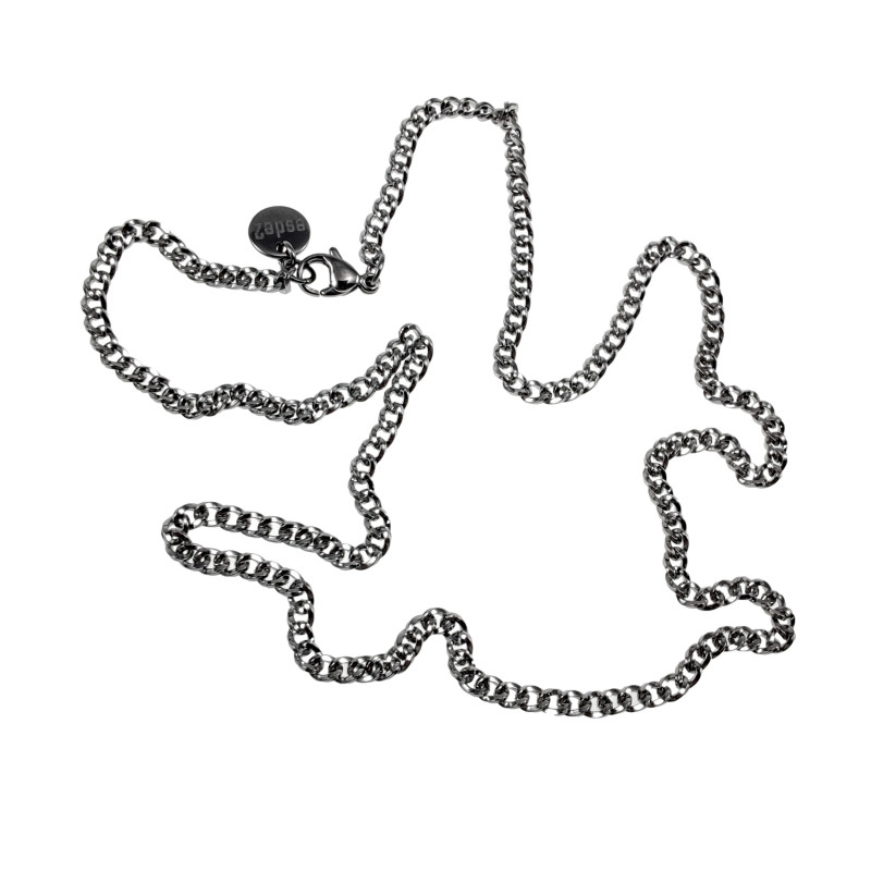 Unisex RVS ketting met Diamantgeslepen Cubaanse Schakels - 50cm - 3mm