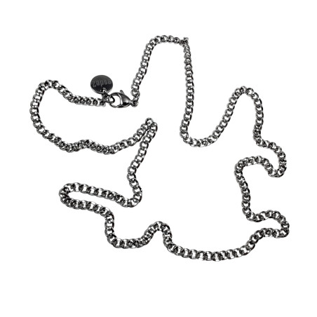 Unisex RVS ketting met Diamantgeslepen Cubaanse Schakels - 50cm - 3mm