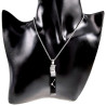 RVS Jasseron-Ketting + Lange anger met Elegante Klokdetails Dames