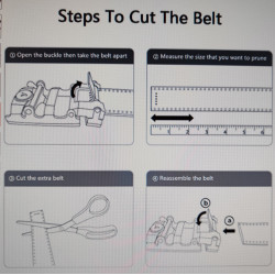 Donkerbruin Glanzend Echt Leer - Automatische Riem zonder Gaatjes