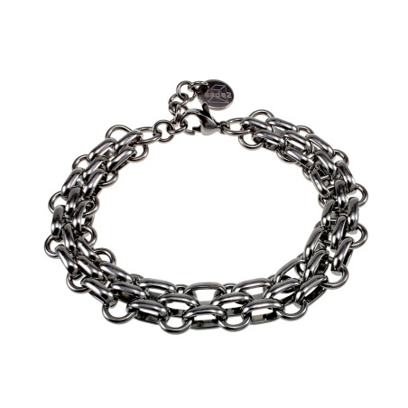 Bredte Armband Unisex - Gepolijst RVS Schakelsarmband - Handgemaakt