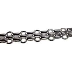 Bredte Armband Unisex - Gepolijst RVS Schakelsarmband - Handgemaakt