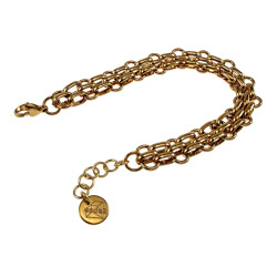 Unisex - Verguld RVS - Bredte Armband - Handgemaakt door esde2