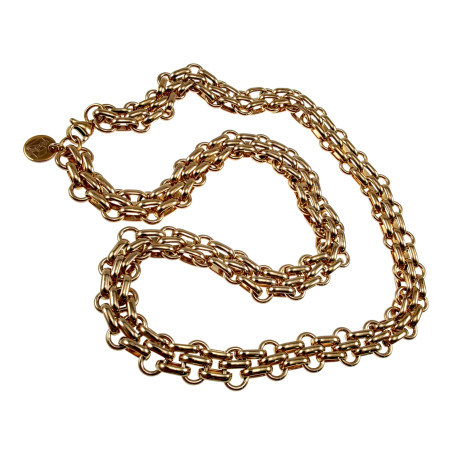 Verguld RVS - 60cm x 12mm - Ketting Unisex - Handgemaakt door esde2