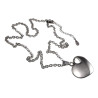 Dames Ketting met Hart Hange - Gepolijst RVS - Verstelbaar 55-60 cm