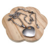 Dames Ketting met Hart Hange - Gepolijst RVS - Verstelbaar 55-60 cm