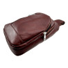 Roodbruine Leren Crossbody Unisex  Schoudertas - Slingbag Heren Dames