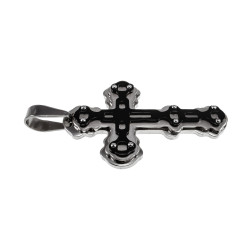 Kruishanger Heren - Robuuste RVS Kruis Hanger met Zwarte PVD-Coating
