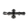 Kruishanger Heren - Robuuste RVS Kruis Hanger met Zwarte PVD-Coating