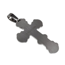 Kruishanger Heren - Robuuste RVS Kruis Hanger met Zwarte PVD-Coating