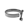 Ring Damaes - Zilverkleur RVS - Open Damesring met Piercingdetail
