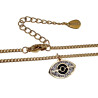 Goudkleurig RVS Ketting met Turks Oog Hanger Verstelbaar 40 tot 45cm