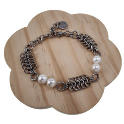 Complete Dames Set Ketting + Armband + Oorbellen - Handgemaakte RVS