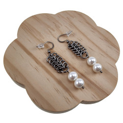 Complete Dames Set Ketting + Armband + Oorbellen - Handgemaakte RVS